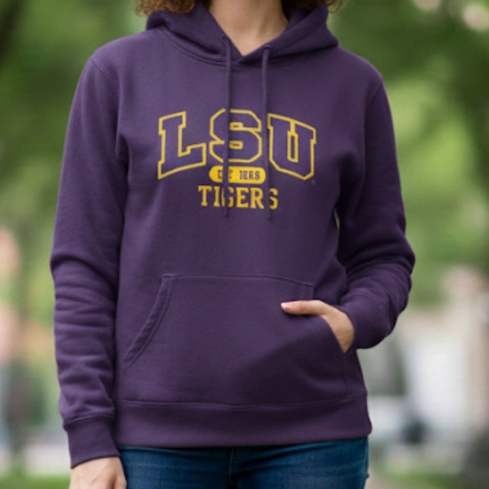 LSU Tigers Varsity Champion Hoodie Medium 21.5”